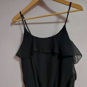 Guilty Size Large Black Jumpsuit